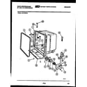 White-Westinghouse SU770NXR1 tub and frame parts diagram