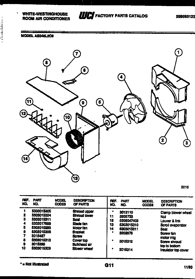 Air handling parts