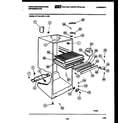 White-Westinghouse RT114LCW2 cabinet parts diagram