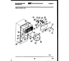 White-Westinghouse RT114LLD2 system and automatic defrost parts diagram