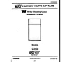 White-Westinghouse RT114LCD4 cover page diagram