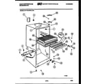 White-Westinghouse RT114LCH4 cabinet parts diagram