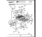 White-Westinghouse RT114LCW5 cabinet parts diagram