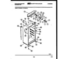 White-Westinghouse RT163NCWA cabinet parts diagram