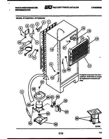 System and automatic defrost parts