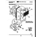 White-Westinghouse RT163NCWB system and automatic defrost parts diagram