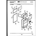 White-Westinghouse RT174NCH2 door parts diagram