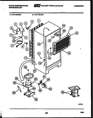 System and automatic defrost parts