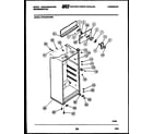 White-Westinghouse RTG153HCF2B cabinet parts diagram