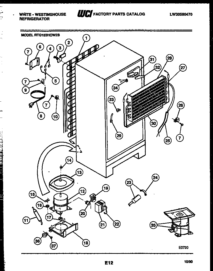 SYSTEM AND AUTOMATIC DEFROST PARTS