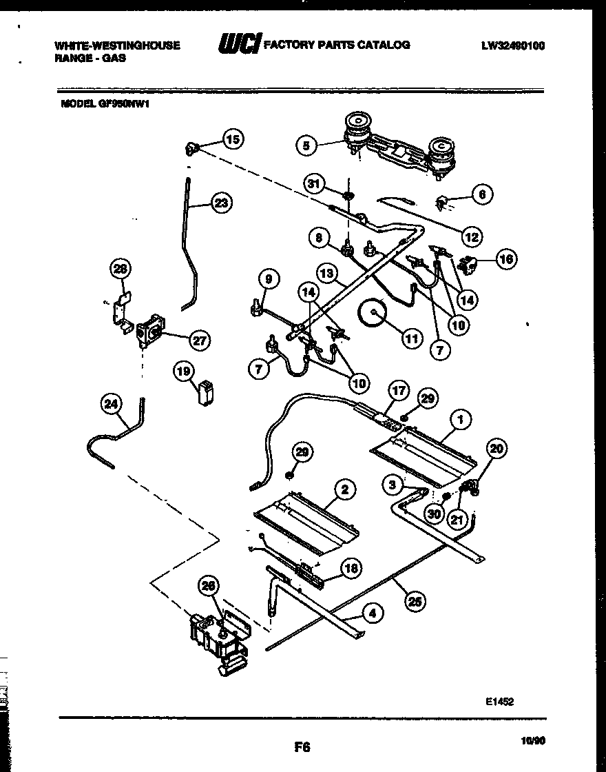 BURNER, MANIFOLD AND GAS CONTROL