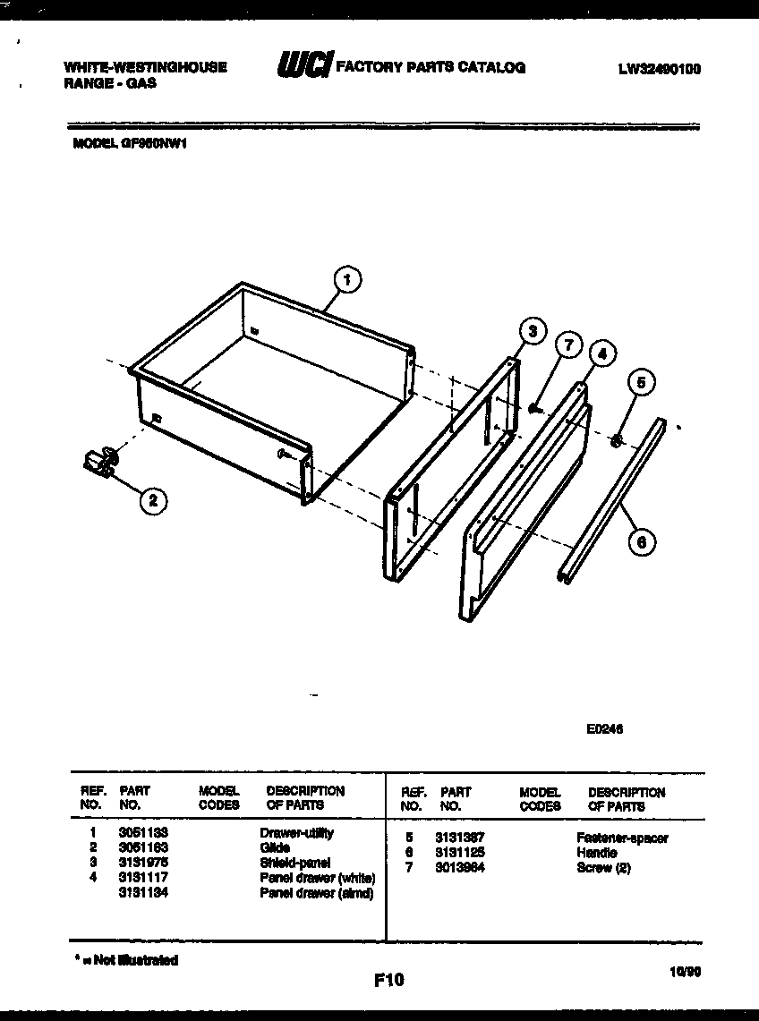 DRAWER PARTS