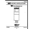 White-Westinghouse SM115MXW2  diagram