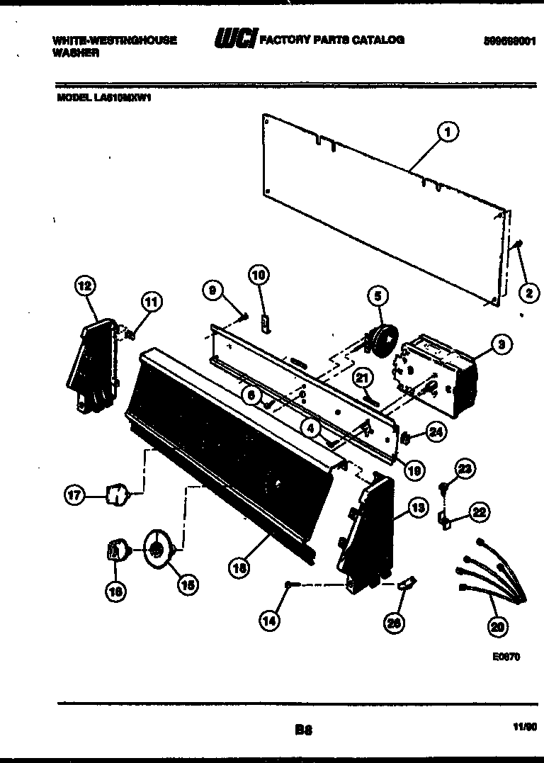 Console and control parts