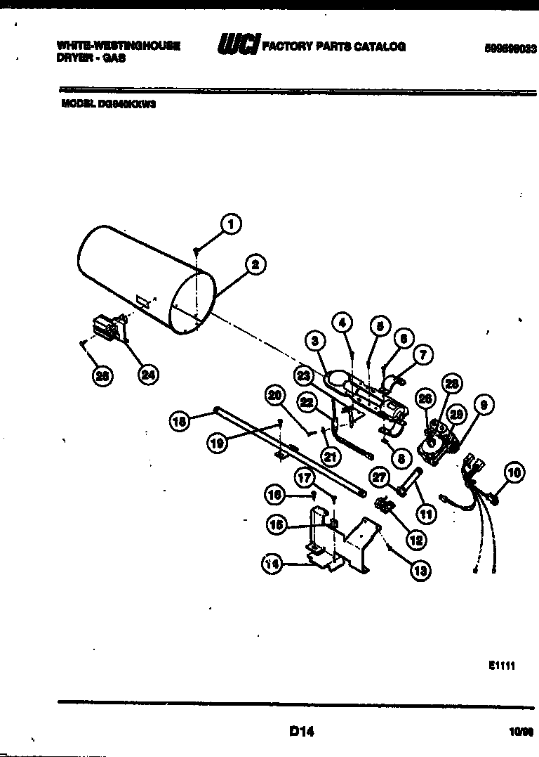 BURNER, IGNITER AND VALVE