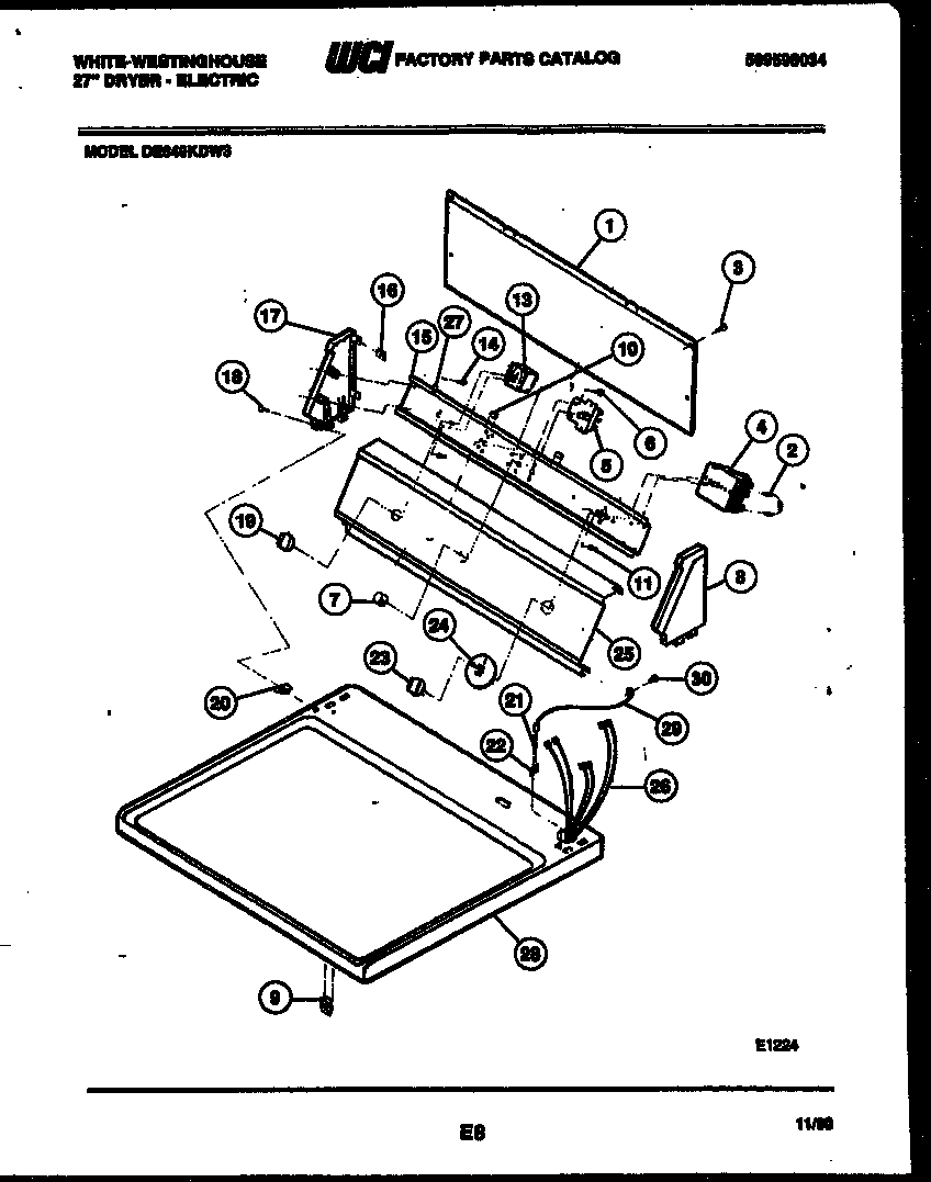 CONSOLE AND CONTROL PARTS