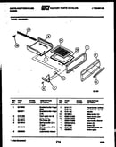 Broiler drawer parts