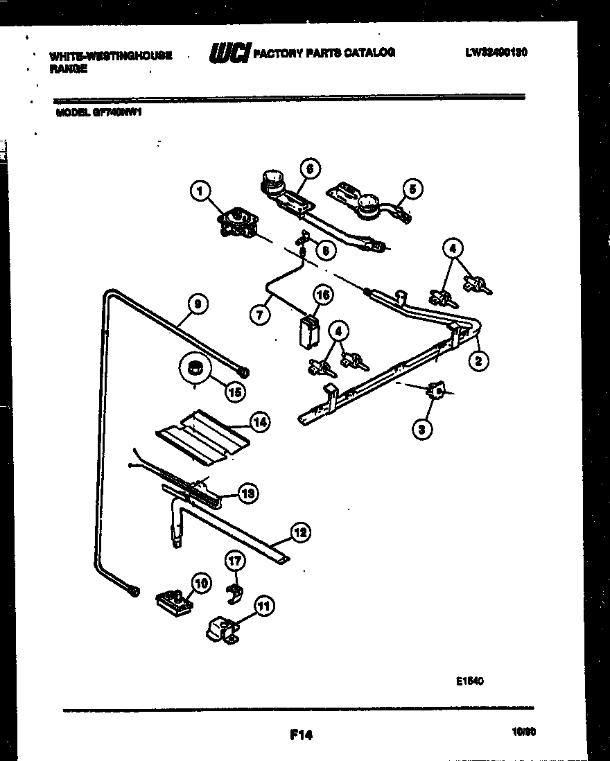 Burner, manifold and gas control