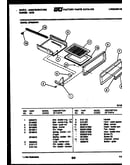 Broiler drawer parts