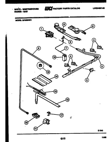 Burner, manifold and gas control