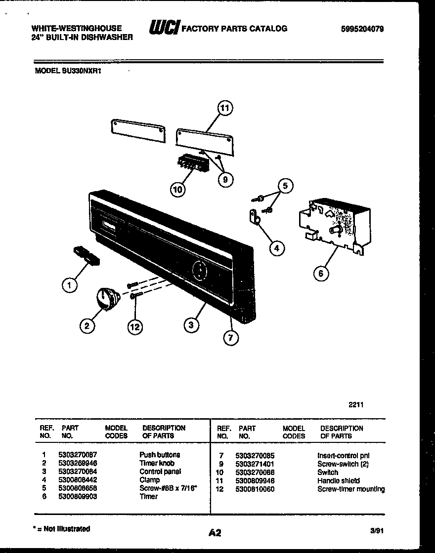 Console and control parts