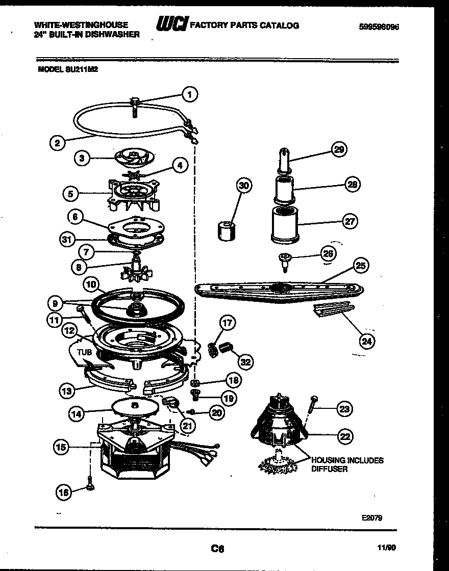 Motor pump parts