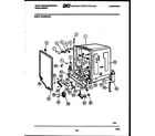 White-Westinghouse SP560MXF3 tub and frame parts diagram