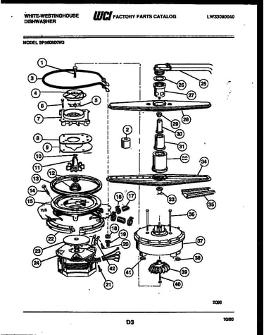 Motor pump parts
