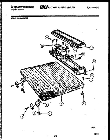 Top and miscellaneous parts