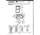 White-Westinghouse AS18EP2K1 cabinet and installation parts diagram