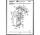 White-Westinghouse RTG216JCD3B cabinet parts diagram