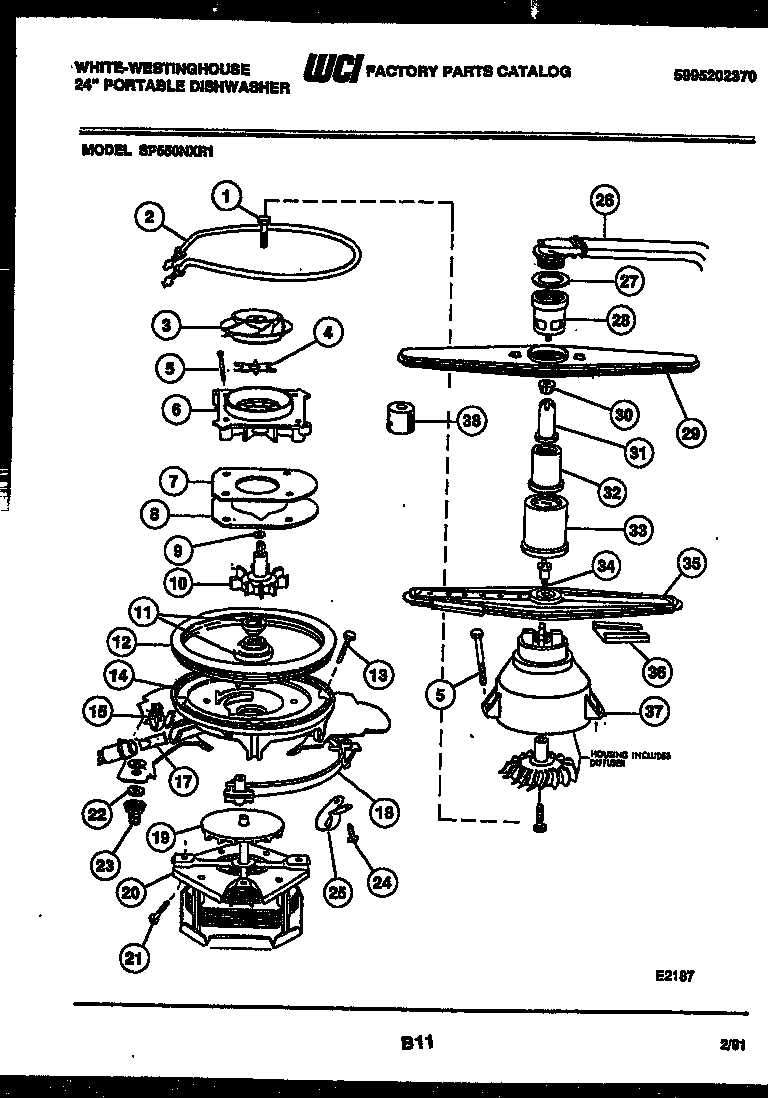 Motor pump parts