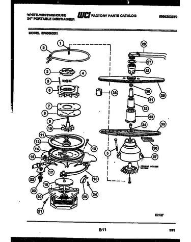 Motor pump parts