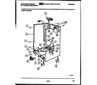 White-Westinghouse SP550NXR1 cabinet parts diagram