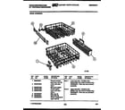 White-Westinghouse SP550NXR1 racks and trays diagram
