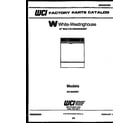 White-Westinghouse SU182NXR1 cover sheet diagram