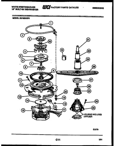Motor pump parts
