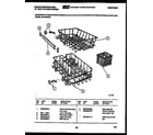 White-Westinghouse SU182NXR1 racks and trays diagram