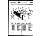 White-Westinghouse SP184NXR1 console and control parts diagram