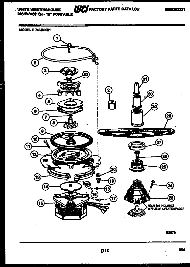 MOTOR PUMP PARTS