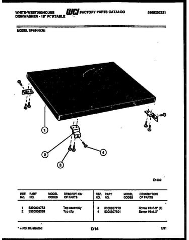 Top assembly
