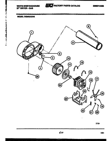 Blower and drive parts