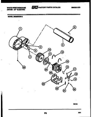 Blower and drive parts