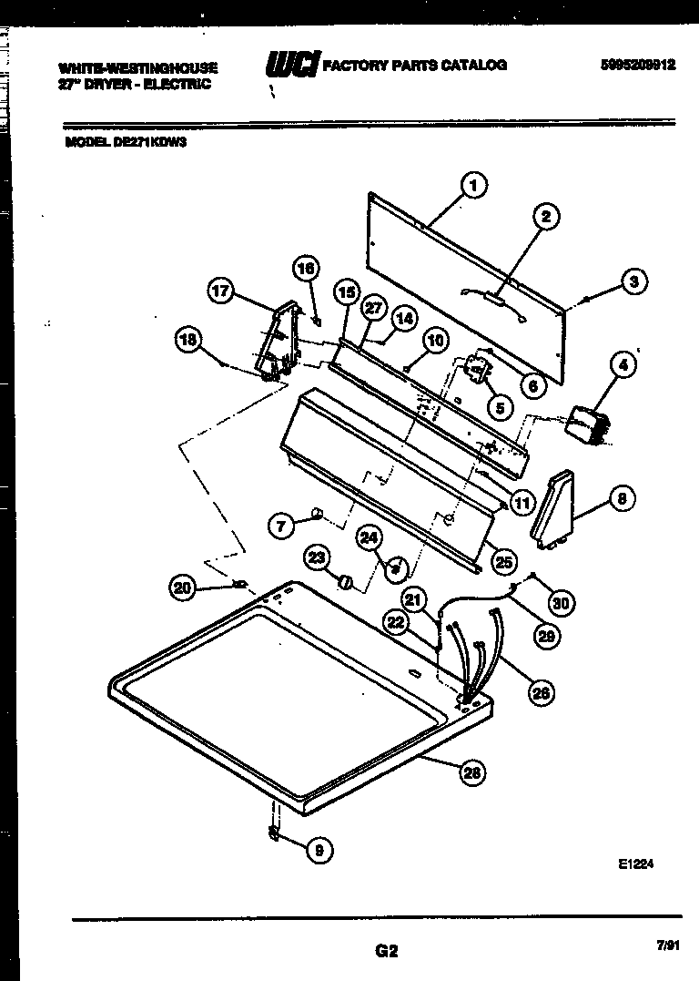 Console and control parts
