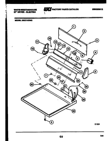 Console and control parts