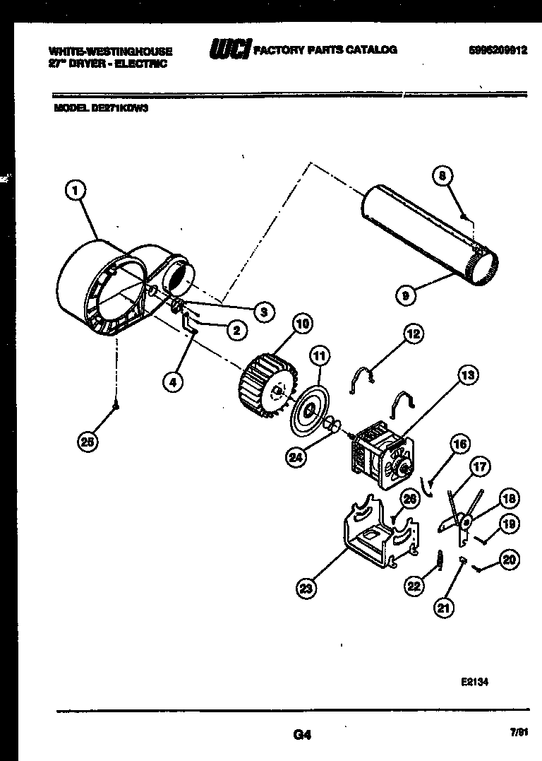 Blower and drive parts