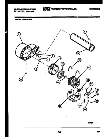 Blower and drive parts
