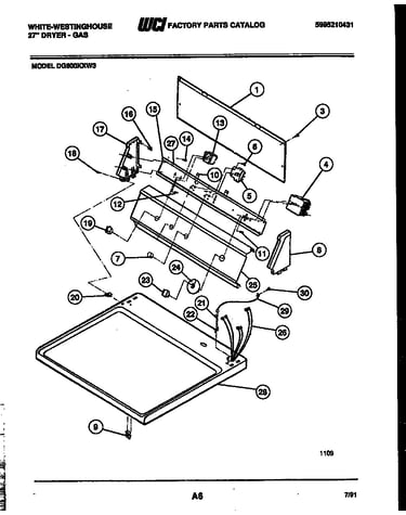 Console and control parts