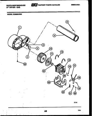 Blower and drive parts