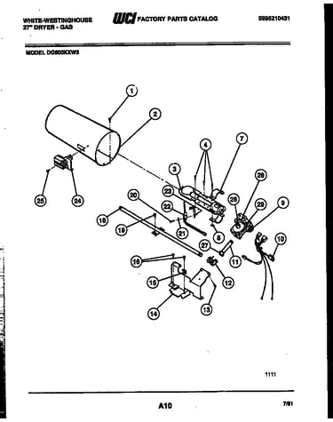 Burner, igniter and valve